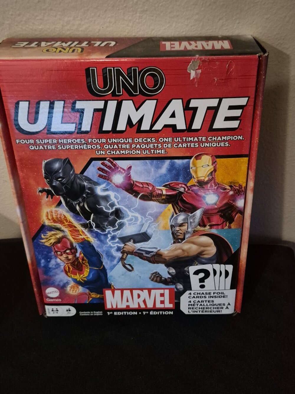 Uno Ultimate Marvel Game NIB